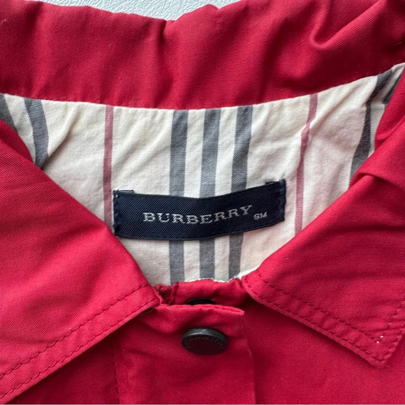 Vest jacket raincoat 3/6 months Burberry red for boys and girls - Picture 2 of 4
